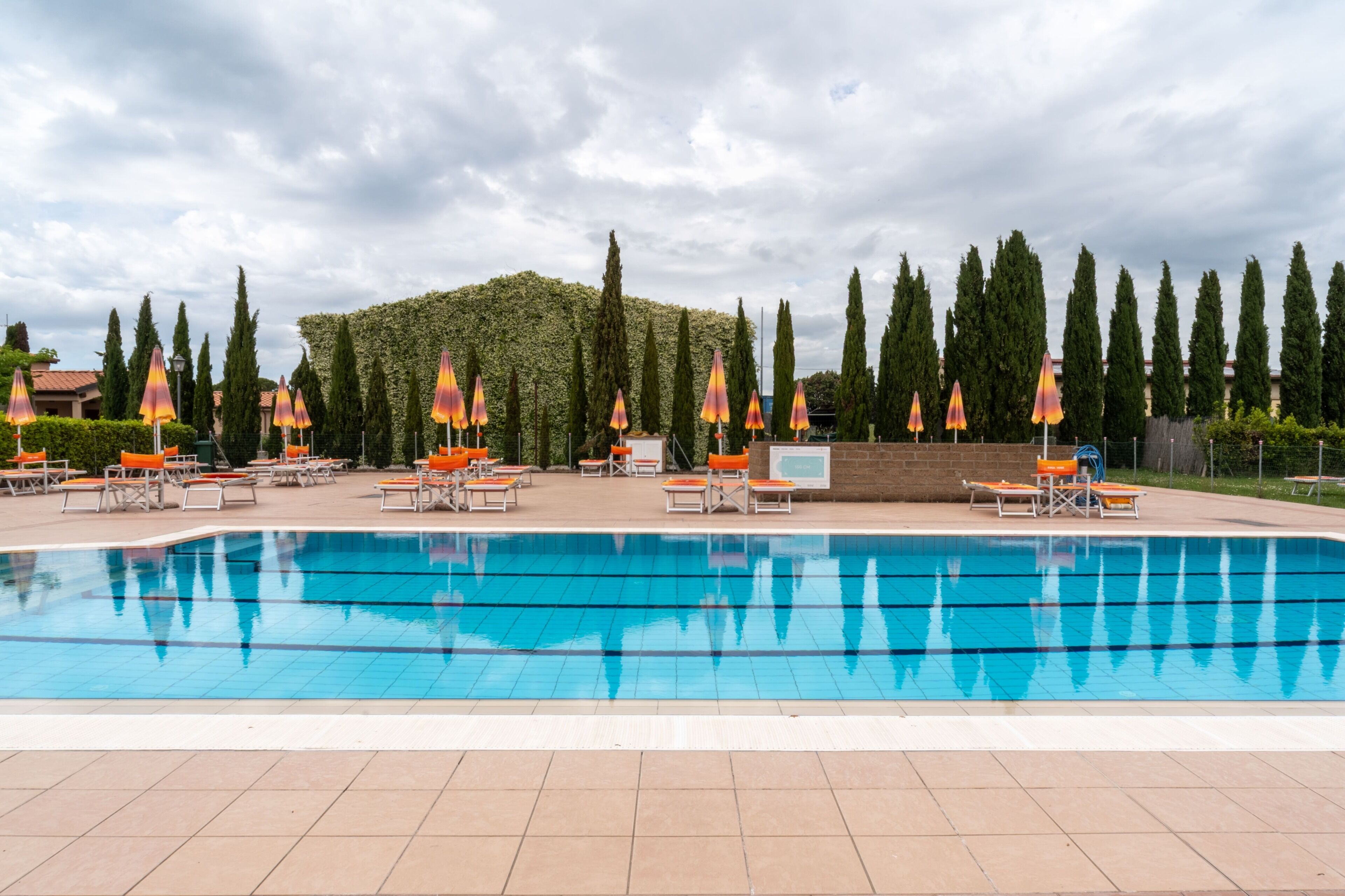 Seasonal outdoor pool