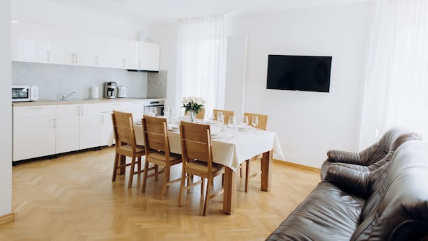 Apartment, Balcony | Living area - FamilyVilla (Prague)