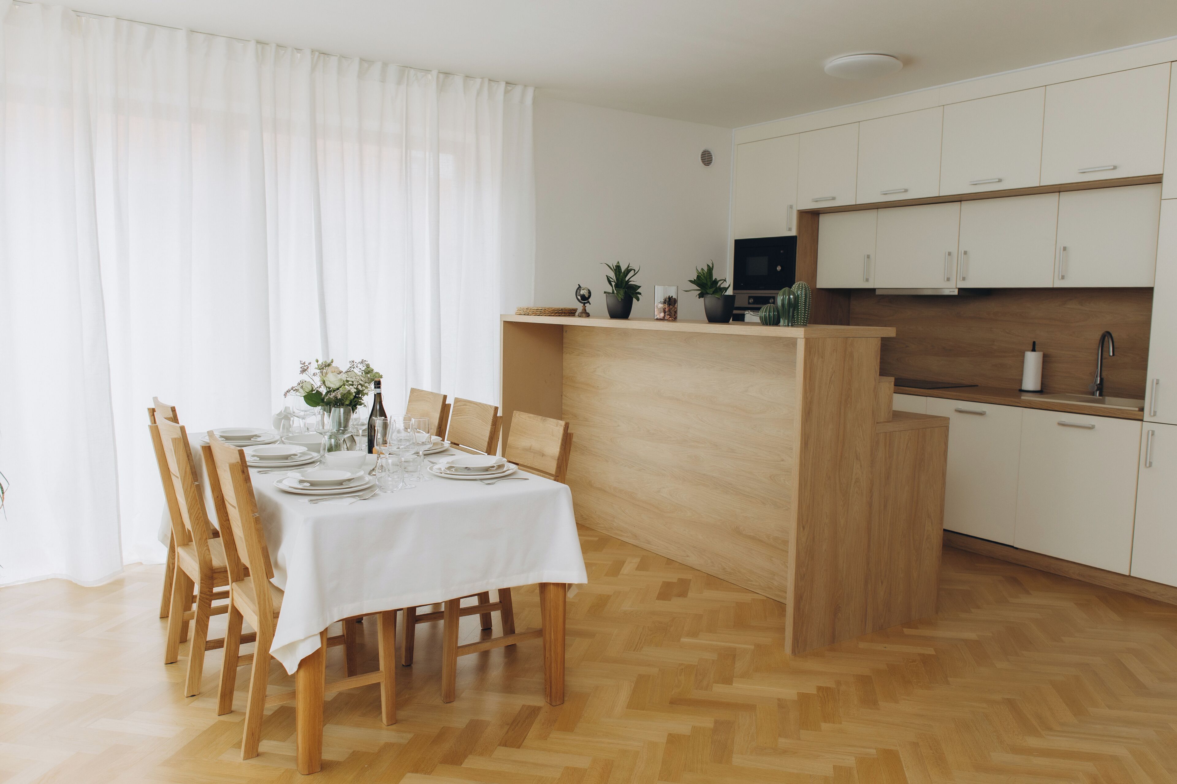 Apartment, Non Smoking, Balcony | Private kitchen