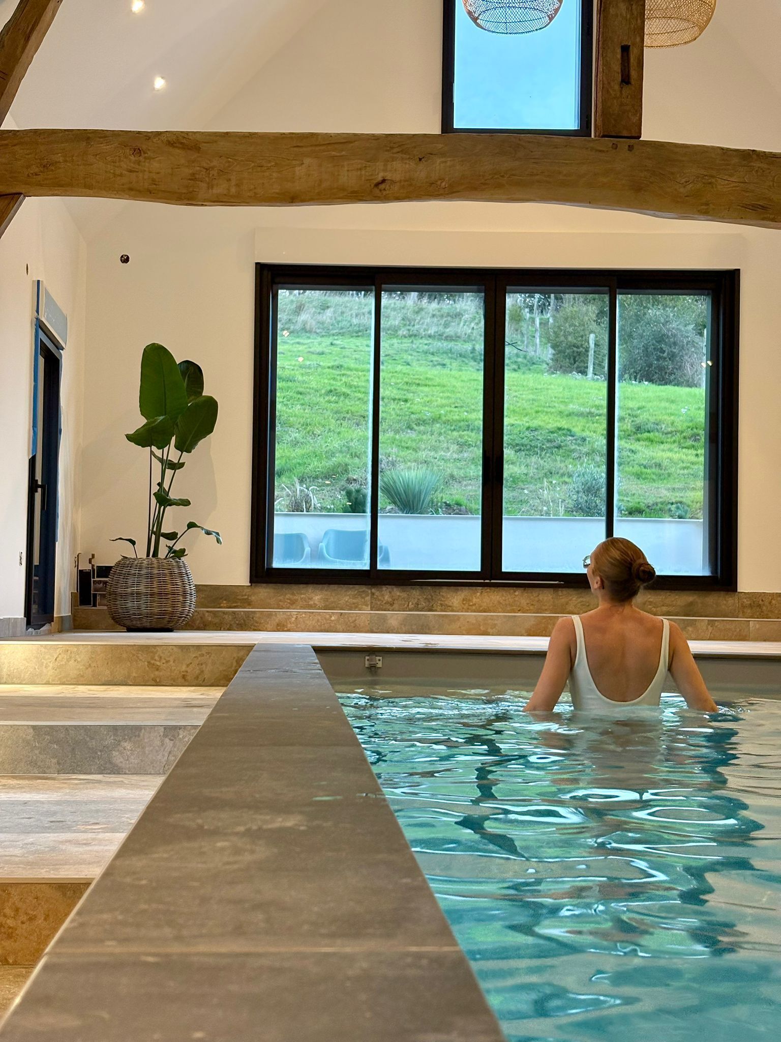 Indoor pool, a heated pool