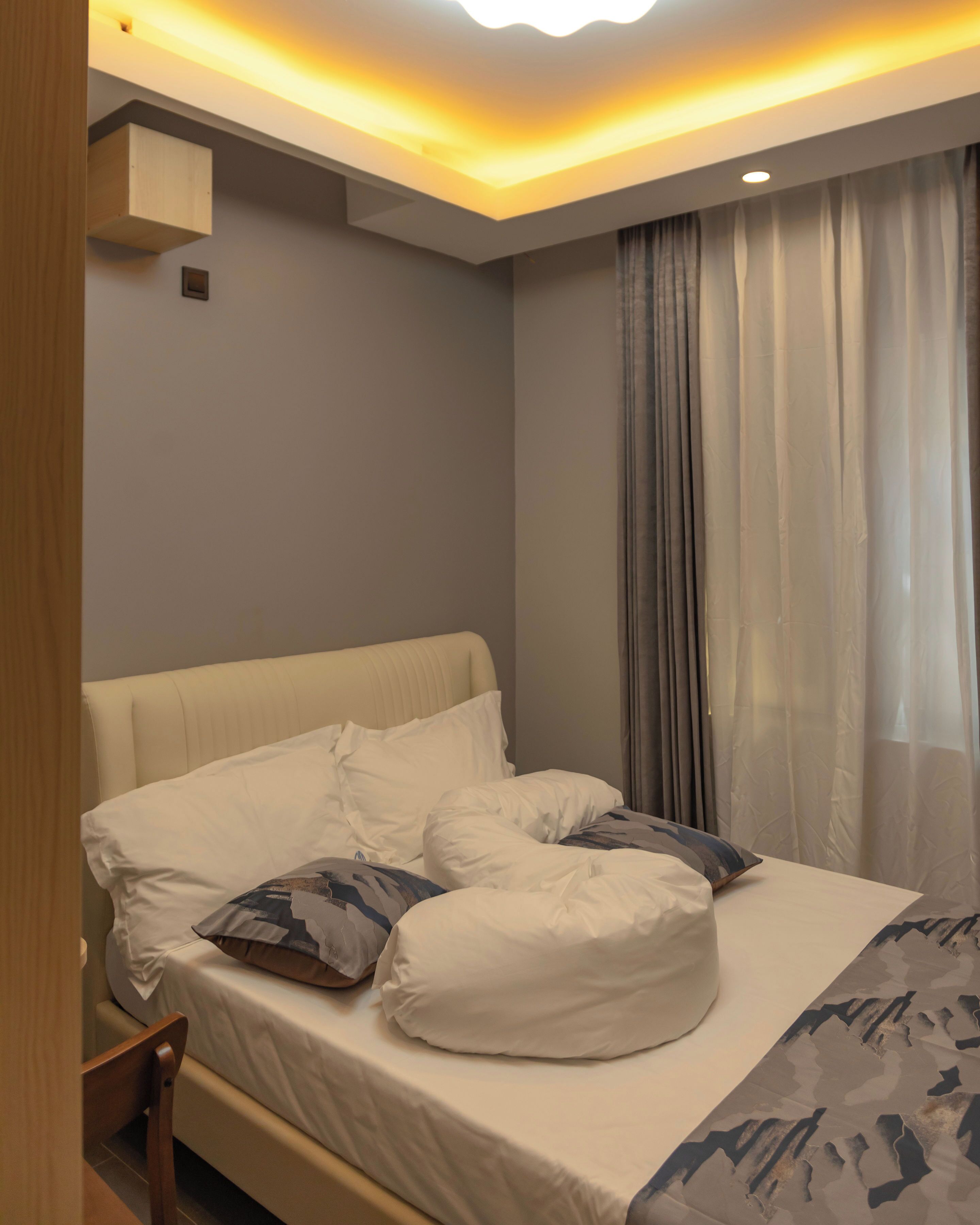 Kamar Double | Seprai katun Mesir, seprai premium, meja kerja, dan kedap suara