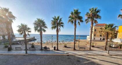 Seafront apartment in Santa Maria di Castellabate with panoramic terrace