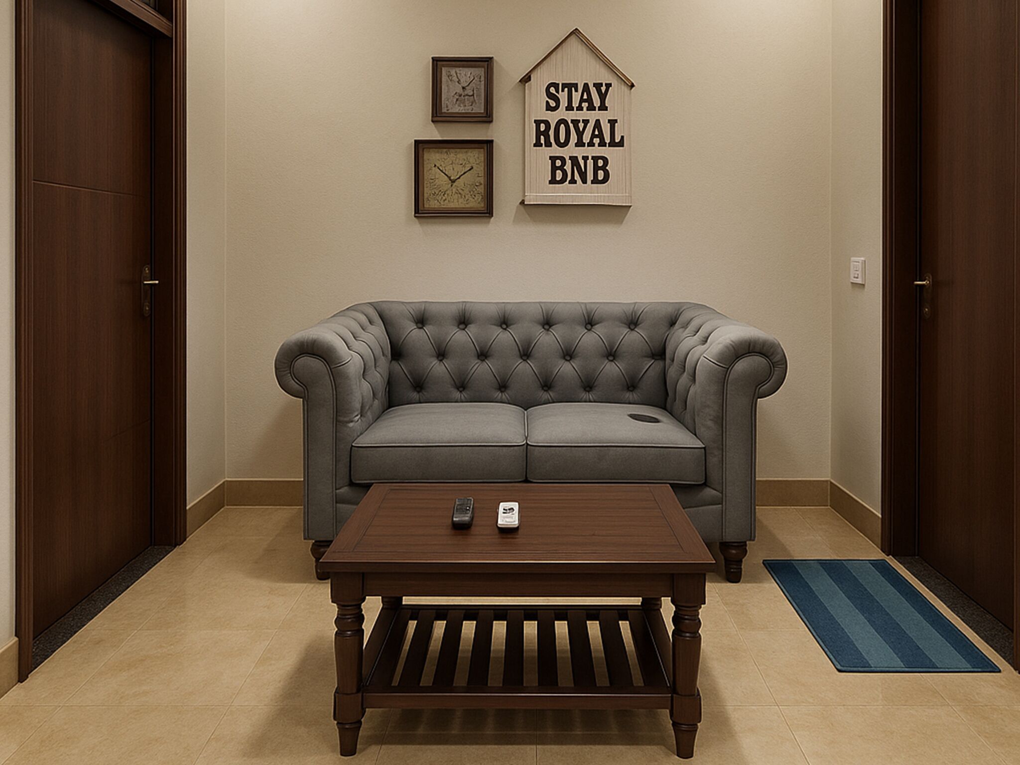 Vila, 2 quartos, para fumantes, sacada | Sala de estar