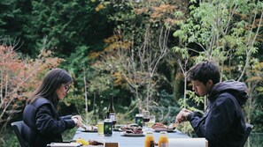Aire de pique-nique/barbecue