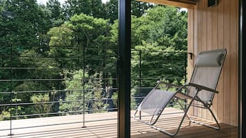 Superior Quadruple Room, Garden View | Balcony view