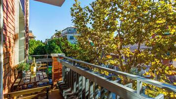 Comfort-Apartment, Balkon, Stadtblick | Blick vom Balkon