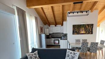 Superior-lejlighed - byudsigt | Opholdsområde | Gulvvarme