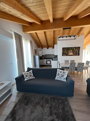 Superior Apartment, City View | Living area | Heated floors