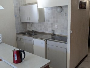 Fridge, microwave, coffee/tea maker - Spacious studio for rent, Orcières ski center (Orcières Merlette)