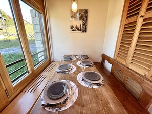 Dining - Megève Apartment, 3 rooms, 4-6 people, parking (Megève)