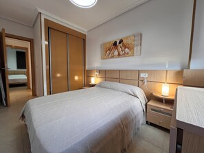 Family Apartment, 2 Bedrooms, Balcony, City View | Iron/ironing board, free WiFi