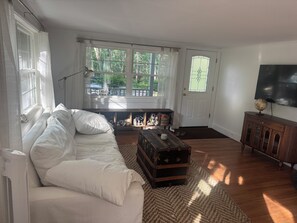 Living area - NOT Available-Comfy Beach Cottage (York)