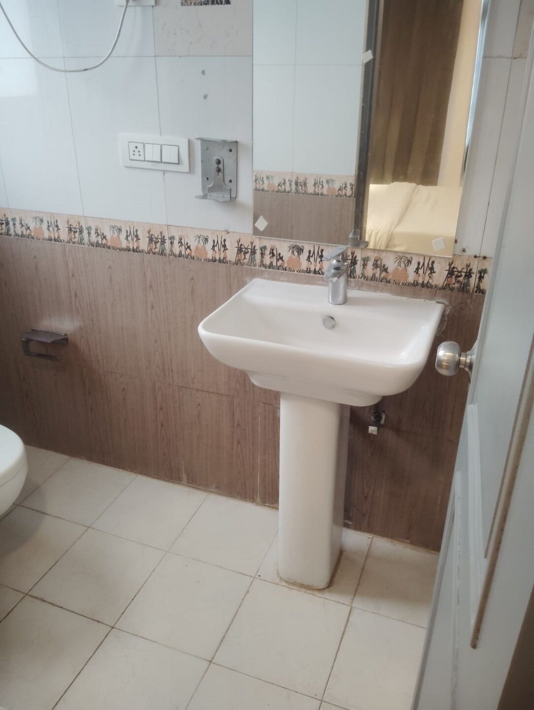 Tøfler, håndklær, såpe og sjampo