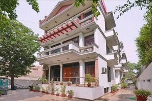 Majoituspaikan julkisivu