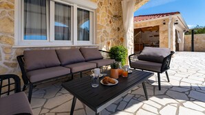 Ferienhaus | Balkon