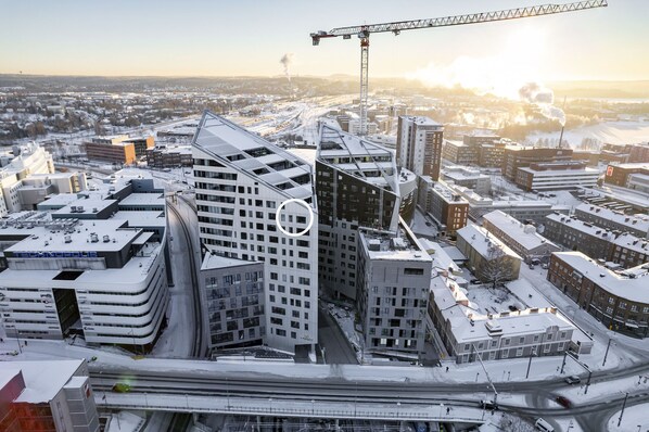 Aerial view - 12th Floor Sauna Retreat with Views (Tampere)