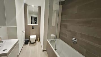 Shower, hair dryer