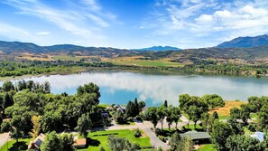 Aerial view - Eden Mountain Oasis: Hot Tub & Stunning Views (Eden)