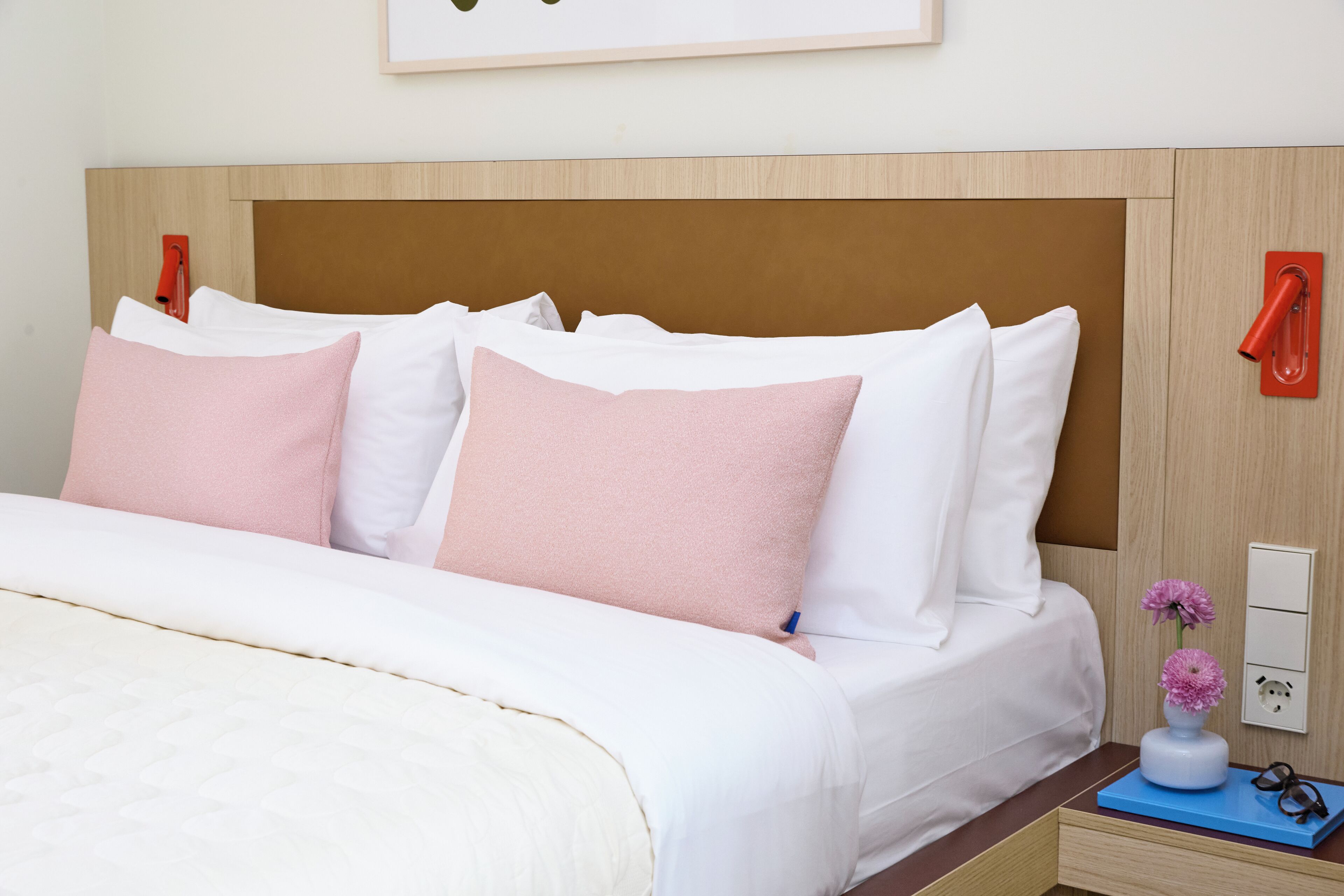 Biancheria da letto di alta qualità, una cassaforte in camera