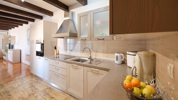 House | Private kitchen | Highchair - Country Villa With Pool and Garden (Benkovac)