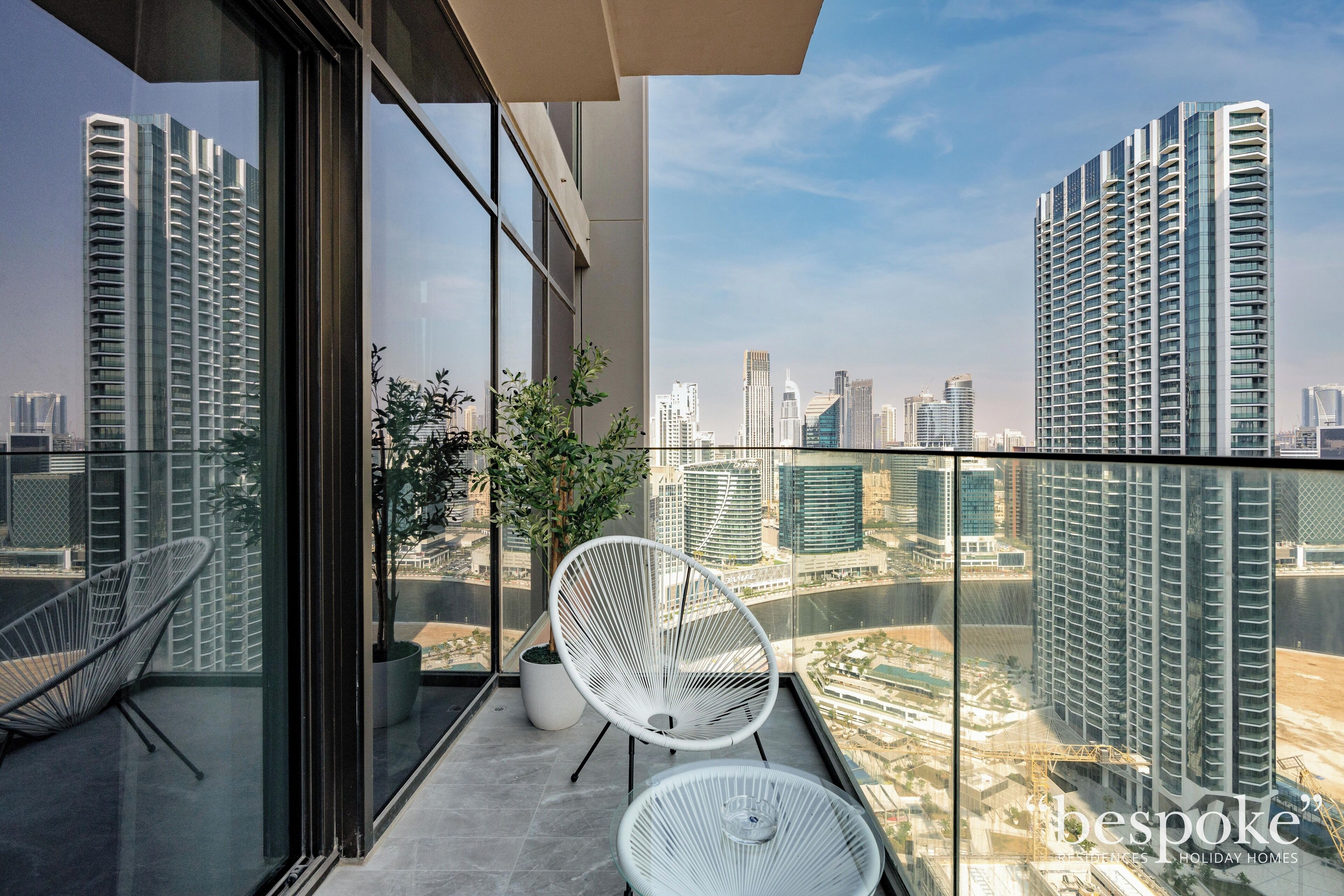 奢华公寓, 2 间卧室, 运河景观 | 阳台