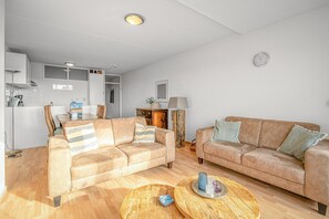 Apartment | Living room - 4-person Apartment With Island-sea View (De Koog)