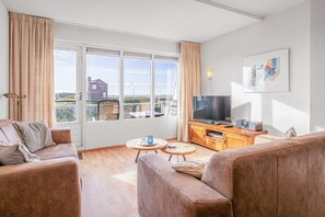 Apartment | Living room - 4-person Apartment With Island-sea View (De Koog)