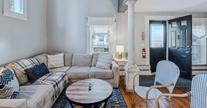 TV, fireplace, offices