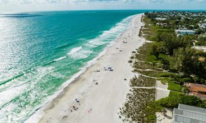 Sun loungers, beach towels