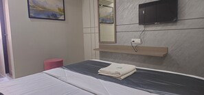 Kahden hengen huone, kaupunkinäköala