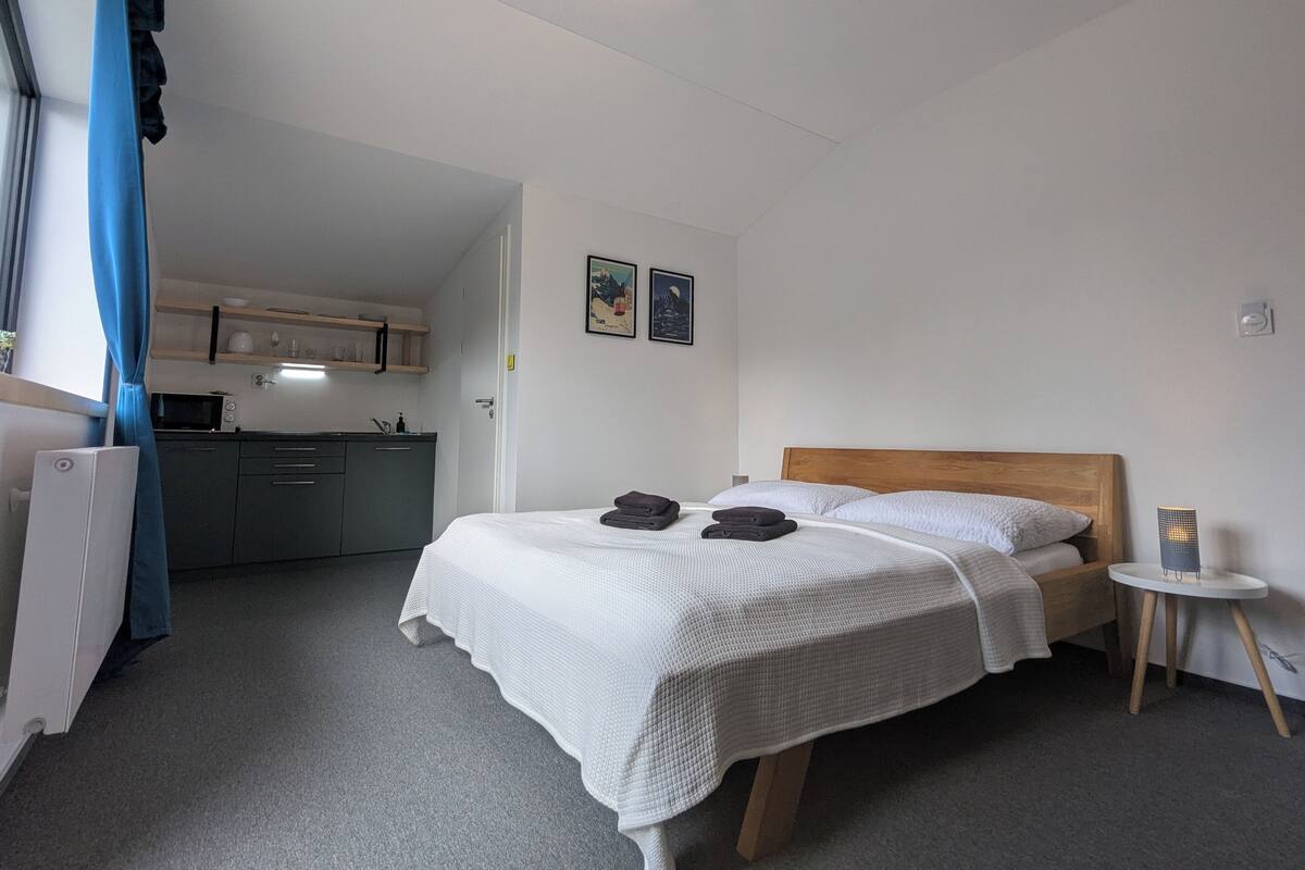 Comfort Apartment, Mountain View | Langsir/tirai gelap terus, Wi-fi percuma, dihias secara berasingan 