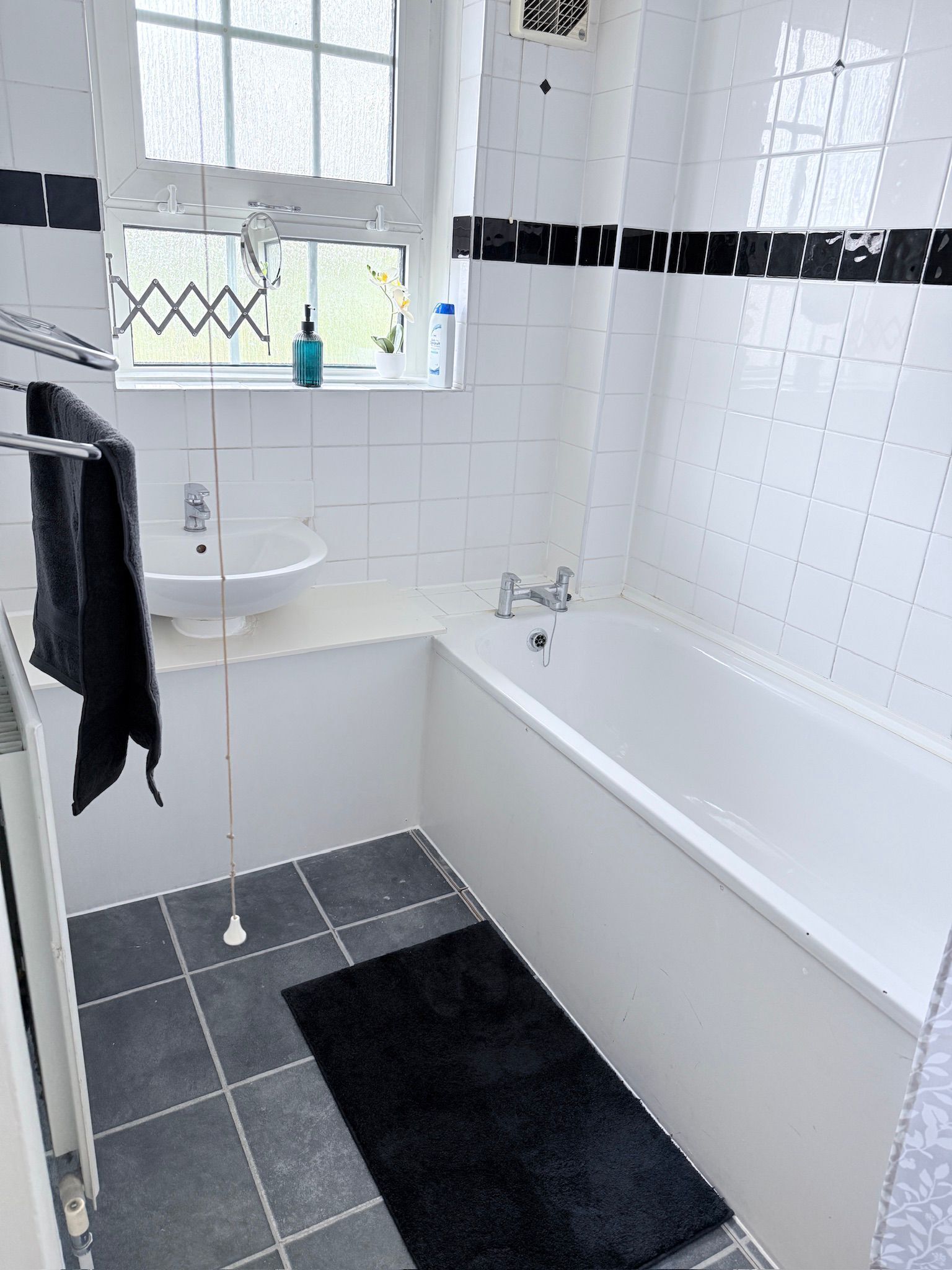 Towels, soap, toilet paper