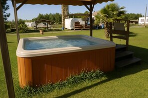 Bungalow, 2 Bedrooms, Balcony, Garden View | Outdoor spa tub - Casa Nature's Avlis Bungalow 4XZ (Alcobaça)
