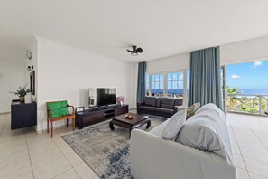 Apartment, Balcony, Ocean View | Living area - Casa Caribe  (Willemstad)