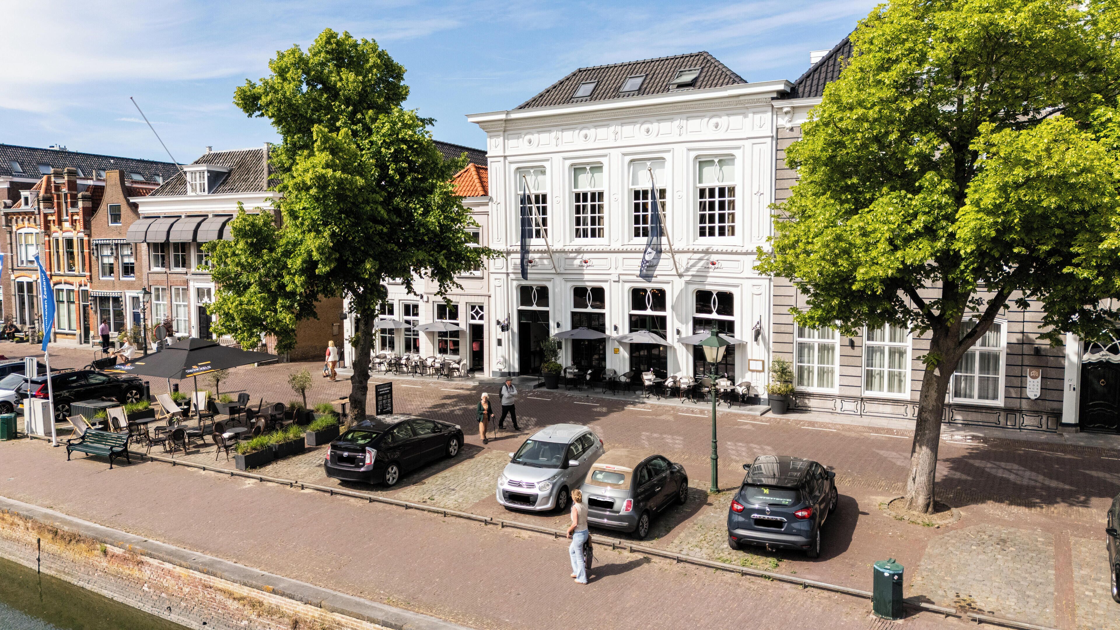 Voorkant van accommodatie