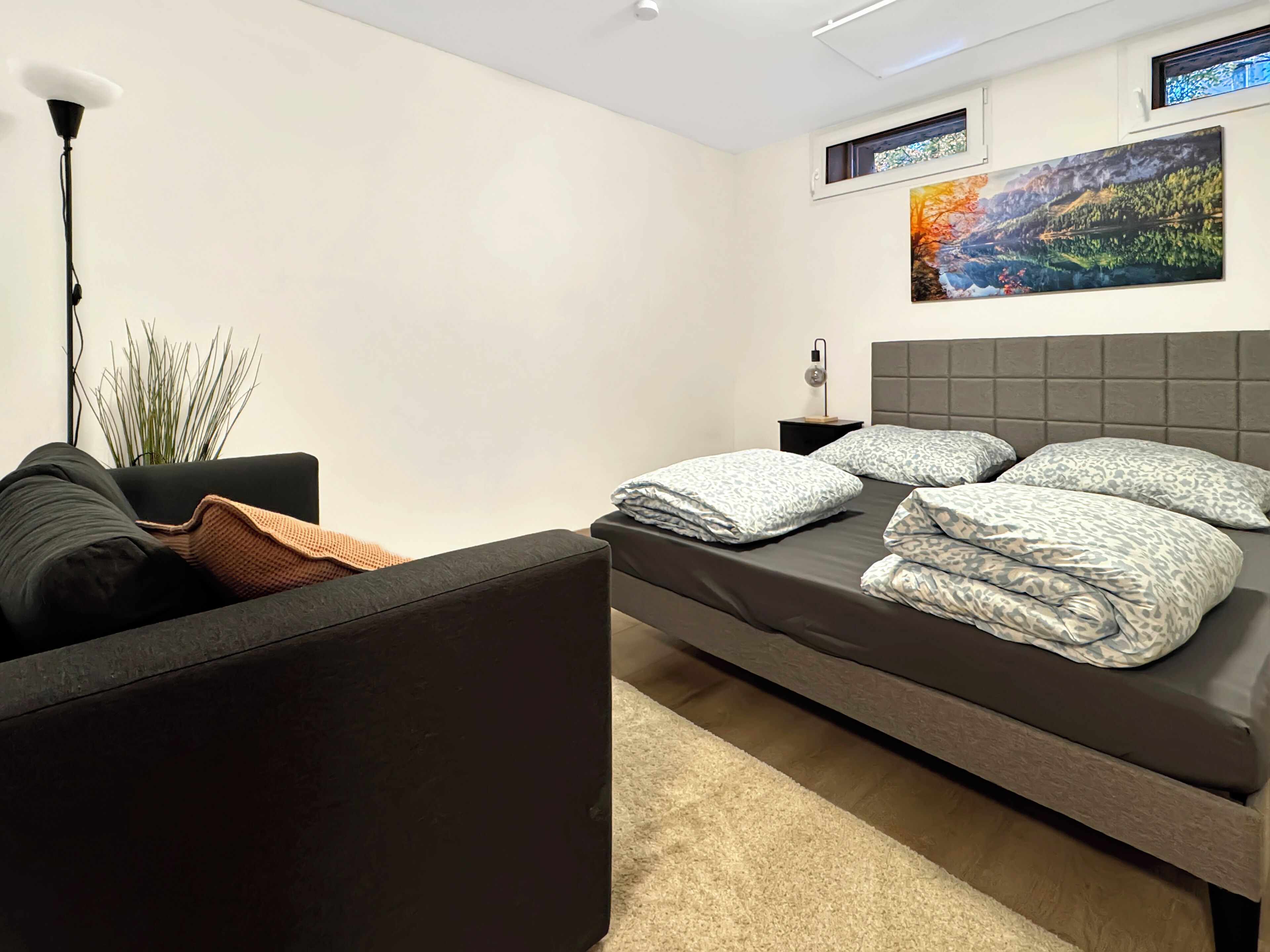 Iron/ironing board, bed sheets