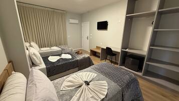 Desk, laptop workspace, iron/ironing board, free WiFi