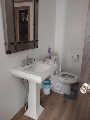 Dutxa, assecador de cabells, tovalloles i sabó