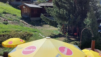 Blick von der Unterkunft