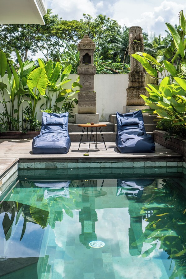 Superior Double Room, Balcony, Pool View | View from room