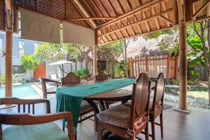 Room, 1 Bedroom, Smoking, Balcony | Terrace/patio - Room-cozy Bali Cabin in Sanur - Perfect (Denpasar)