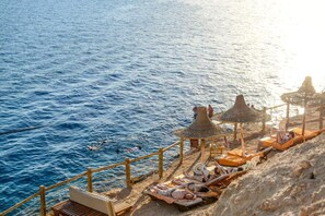 On the beach, white sand - Sharm Resort (Sharm El Sheikh)