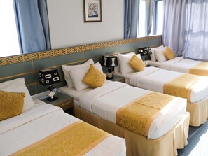 Basic Quadruple Room | Free WiFi, bed sheets - Saraya Abeer Hotel Company (Makkah)