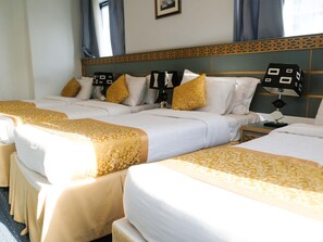 Basic Quadruple Room | Wi-fi percuma, cadar katil 