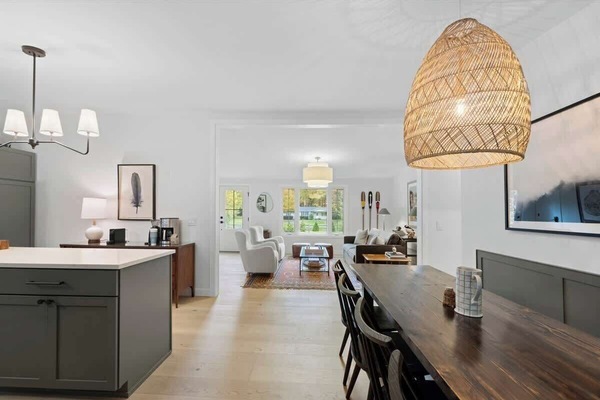 Open dining flows into the lounge, made for shared meals and moments.