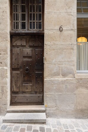 Entrada de la propiedad