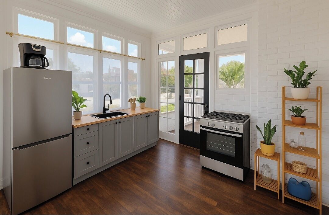 Mikrobølgeovn, ovn og kokeplater