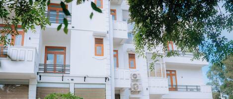 Façade de l’hébergement