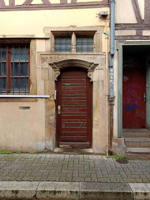 Exterior detail - Hennegass close to Christmas markets (Strasbourg)