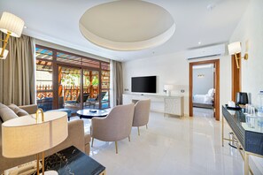 Villa | Living area | 30-inch Smart TV with cable channels - AL Kasr Sahl Hasheesh (Sahl Hasheeh)
